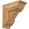 Ekena Millwork Traditional Traditional Rough Sawn Bracket w/ Offset Brace, Western Red Cedar, 8"W x 18"D x 18"H BKT0806X18X18TRA01RWR - alternate 1